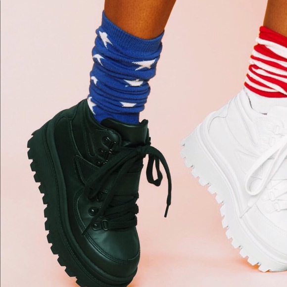 jeffrey campbell top peak platform sneaker